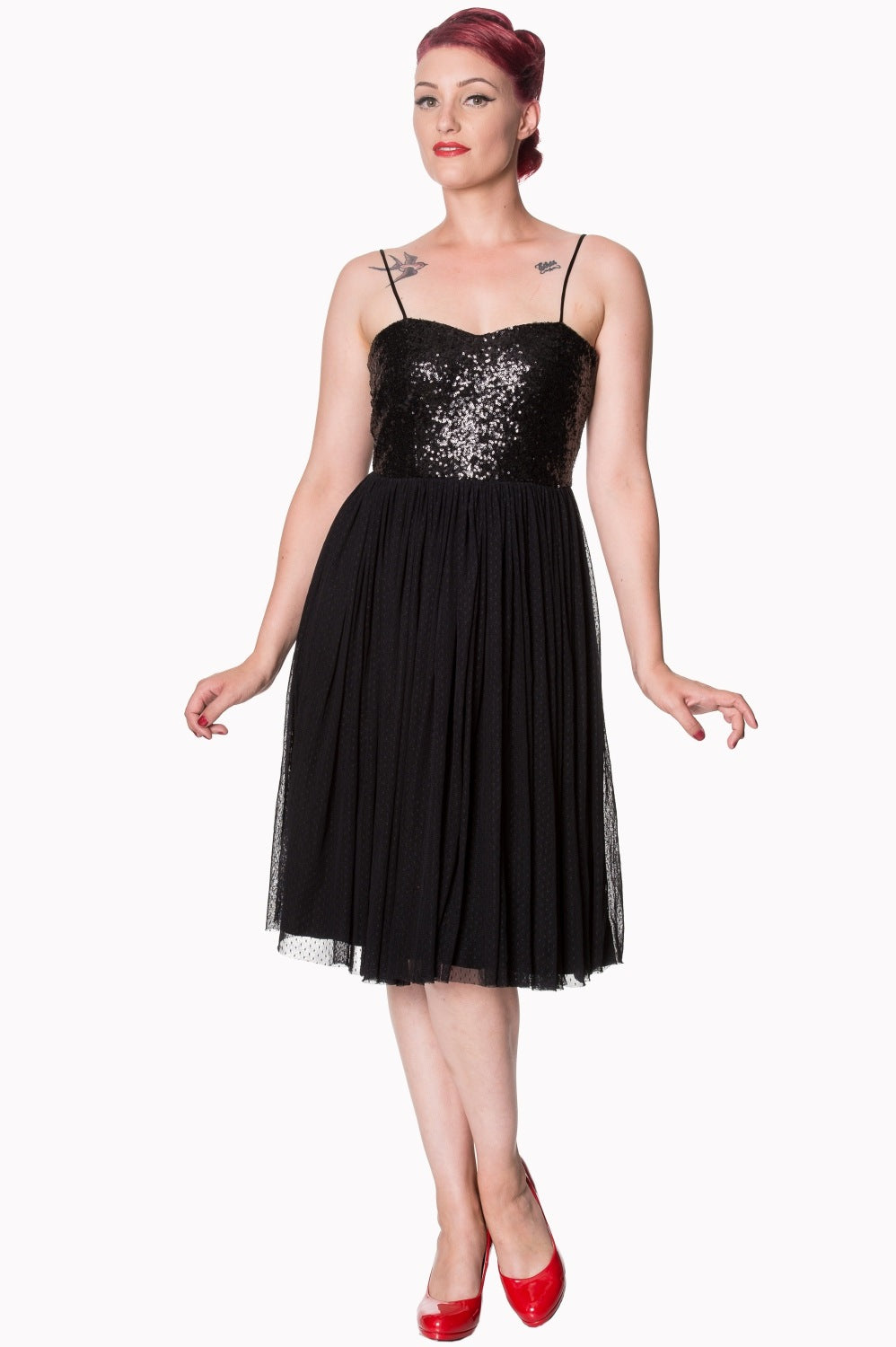 Banned Alternative Retro Love Midi Dress