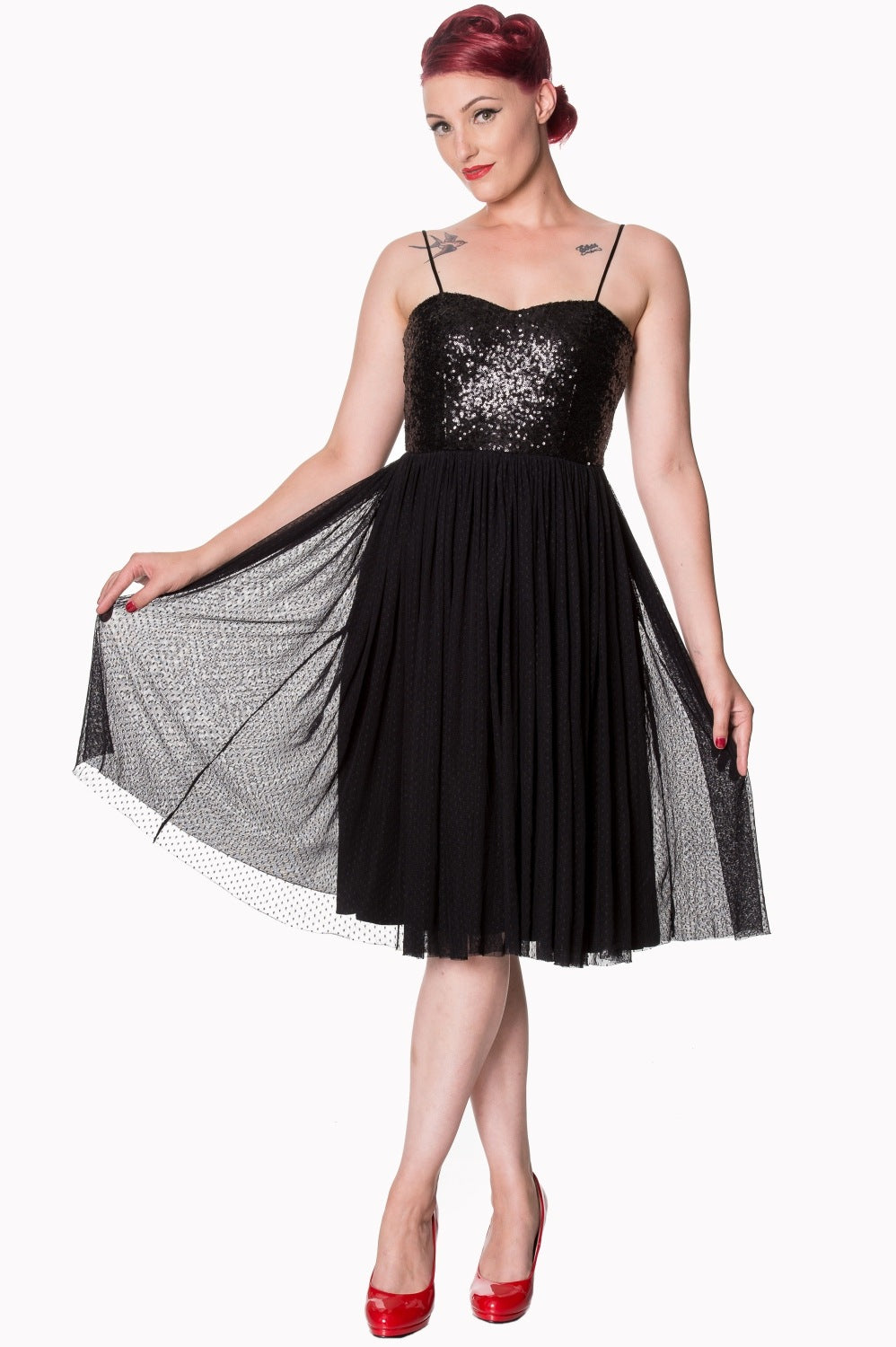 Banned Alternative Retro Love Midi Dress