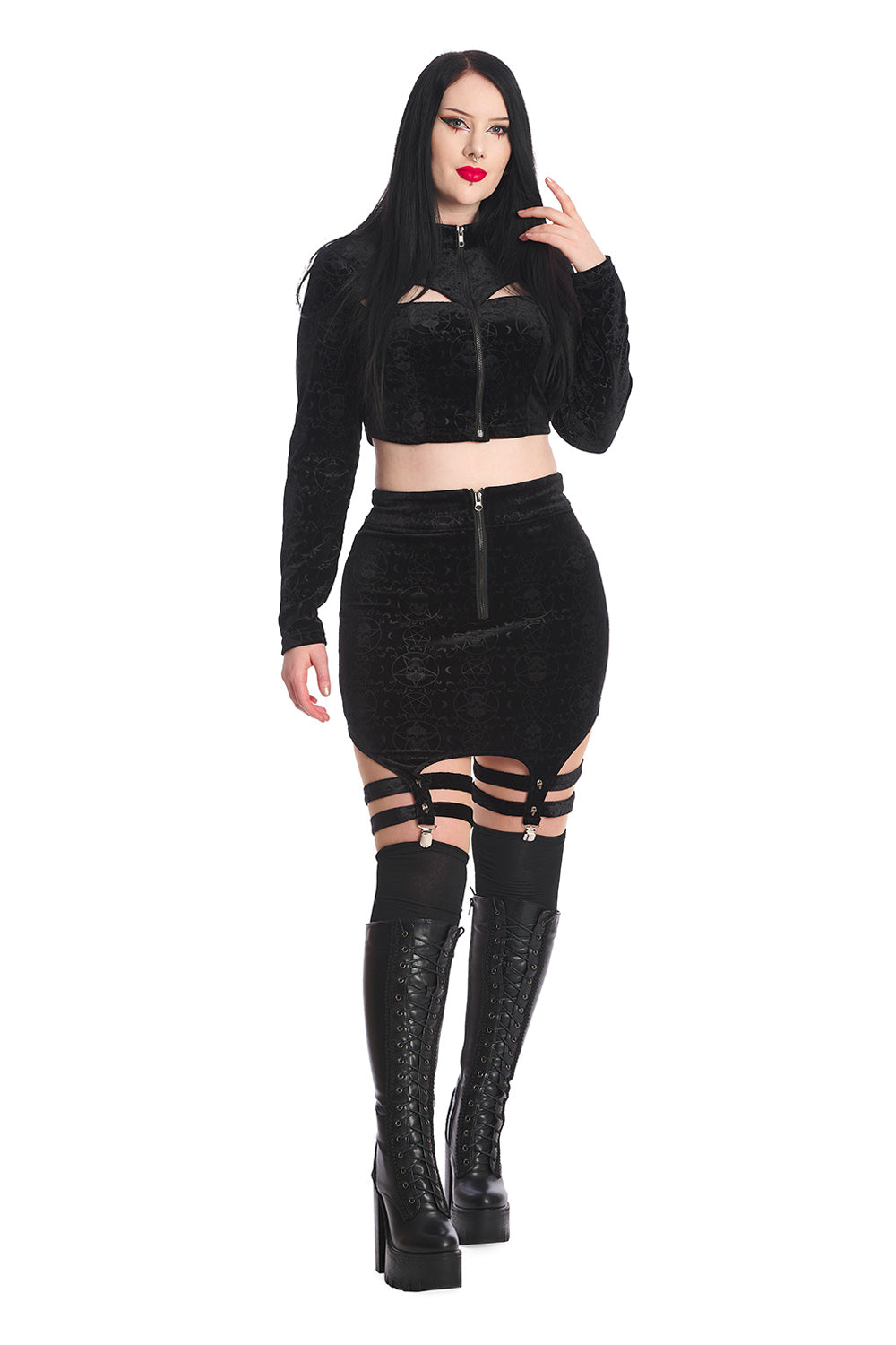 Banned Alternative Space Babe Skirt