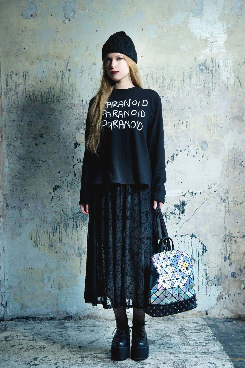 Banned Alternative Paranoid, Paranoid, Paranoid Black Long Sleeve Top