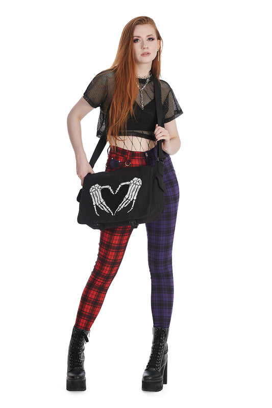 Banned Alternative TARTAN BAILY TROUSERS