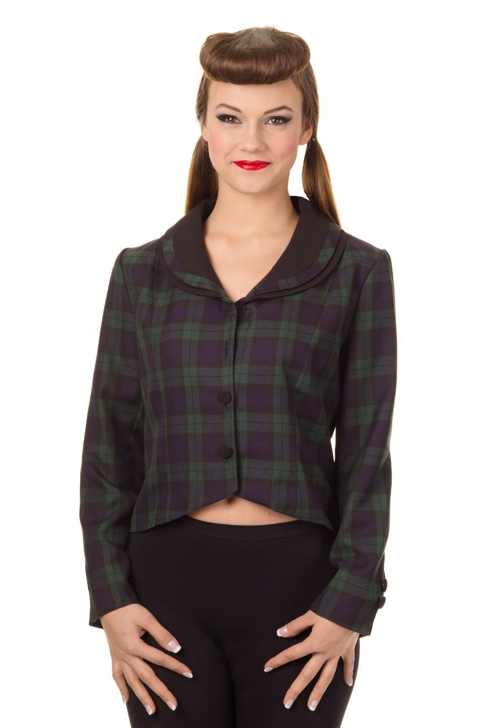 Banned Alternative Vintage Tartan Jacket