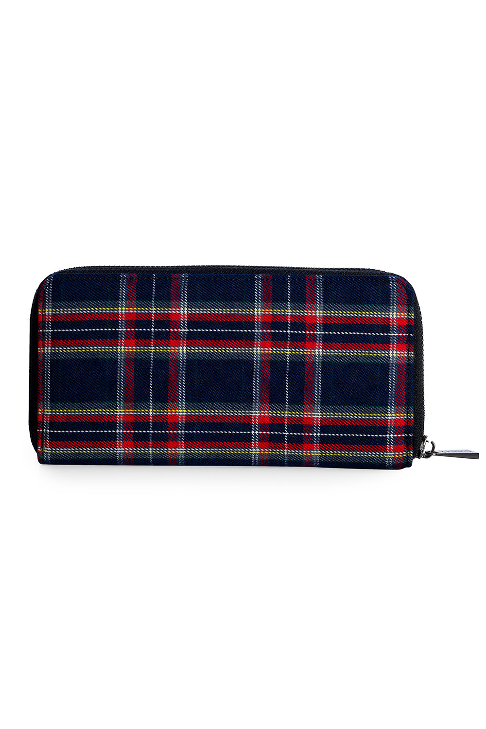 Banned Alternative Krampus Tartan Zip Wallet