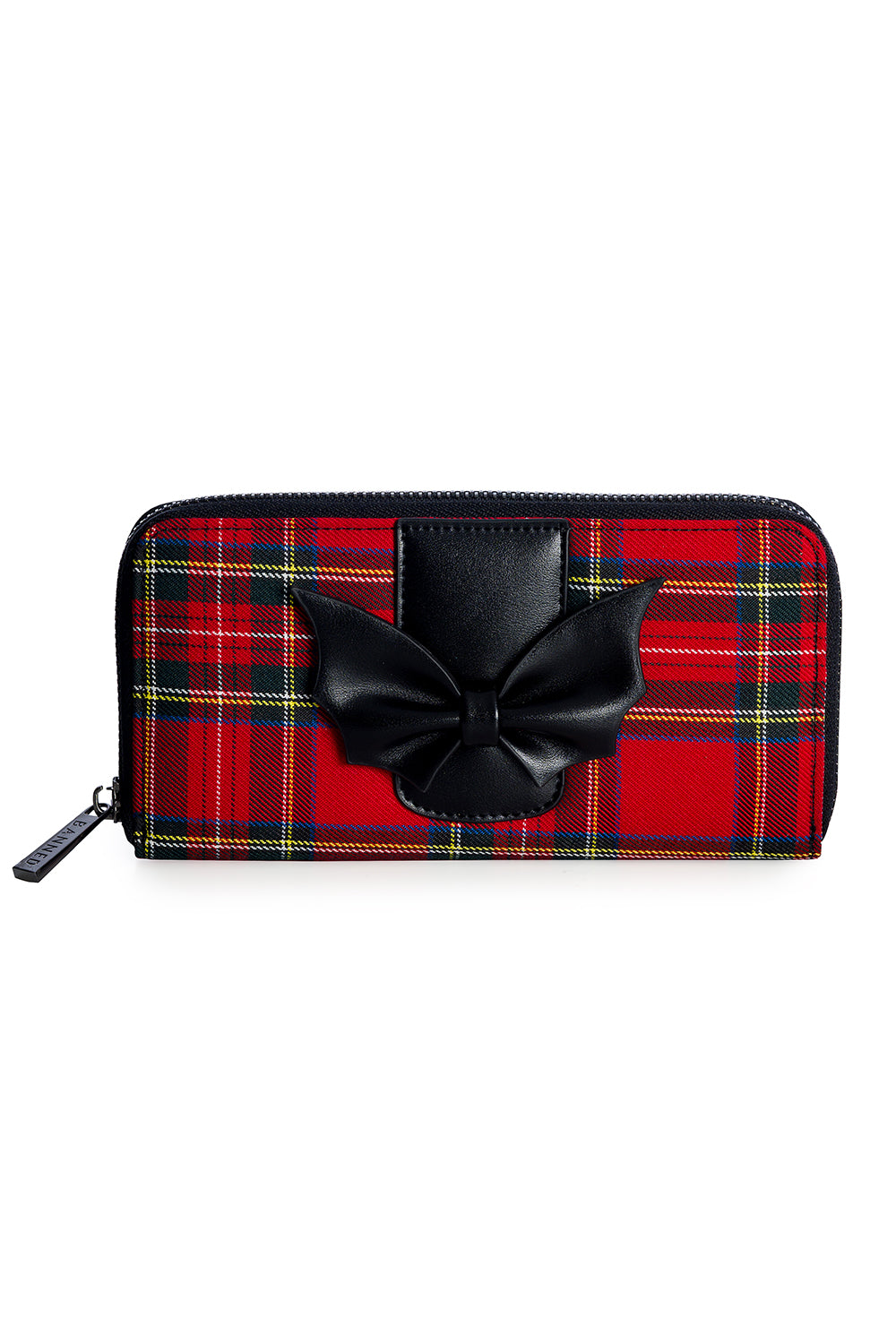 Banned Alternative Krampus Tartan Zip Wallet