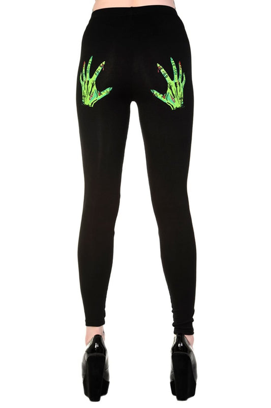 Banned Alternative Slashed Zombie Leggings
