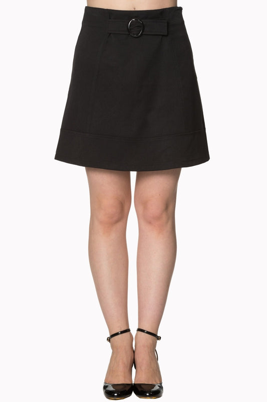 Banned Alternative A-Line Skirt Black