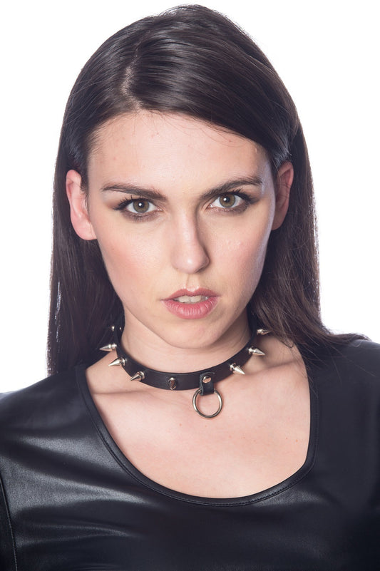 Banned Alternative LUCIFER SPIKE COLLAR