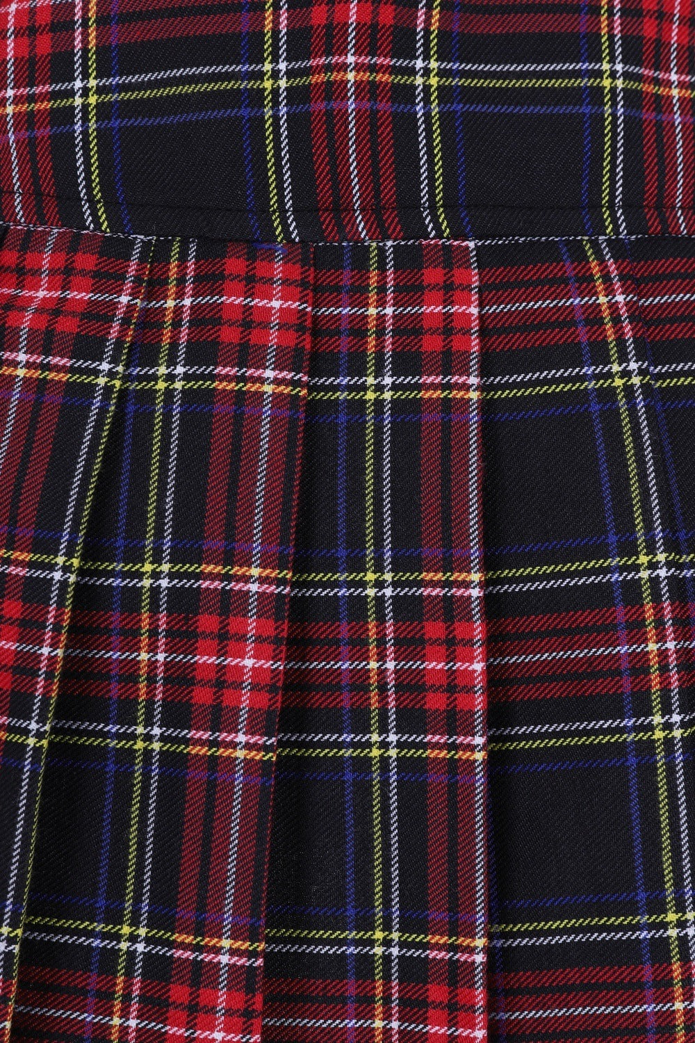 Banned Alternative Black/Tartan Orange Darkdoll Mini Skirt