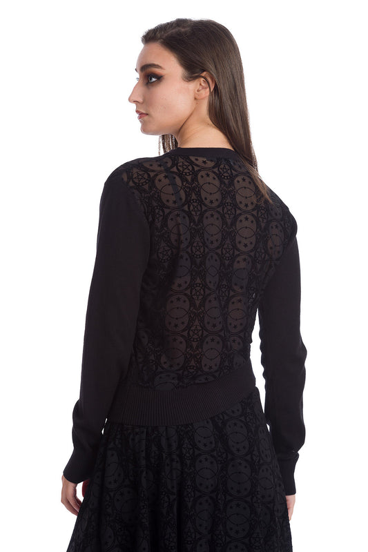 Banned Alternative CIRCLE FLOCK CARDIGAN