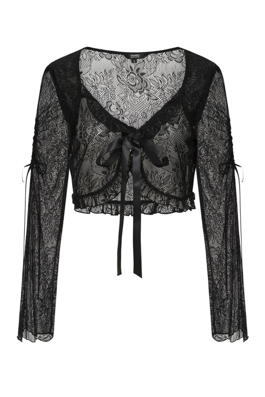 Banned Alternative MORTICIA LACE TOP