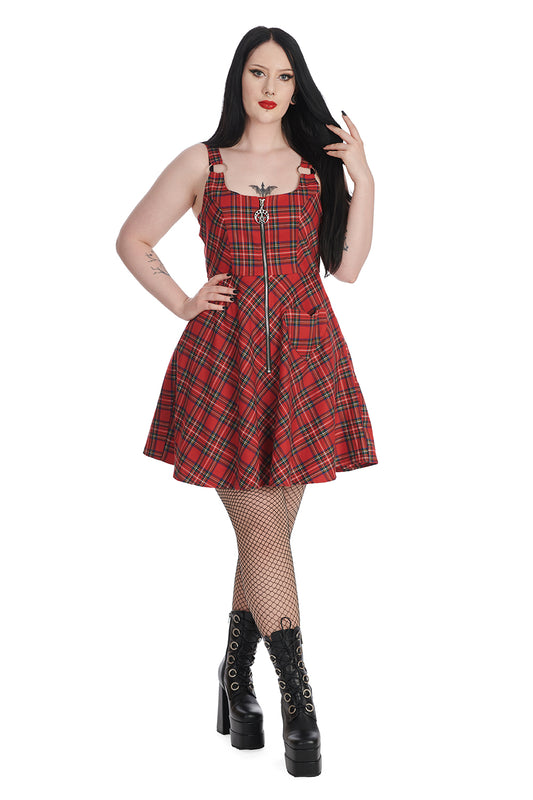 Banned Alternative ADDISON TARTAN DRESS
