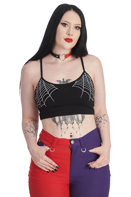 Banned Alternative DEADLY NIGHTS CROPPED TOP