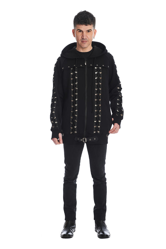 Banned Alternative DARK NIGHT MENS HOODIE