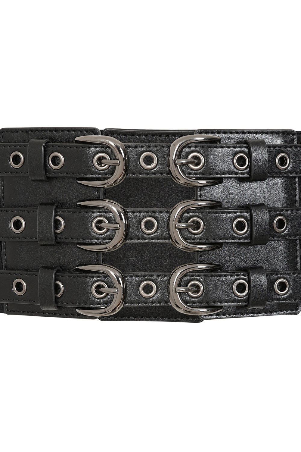 Banned Alternative Black Mourning Wrap Belt