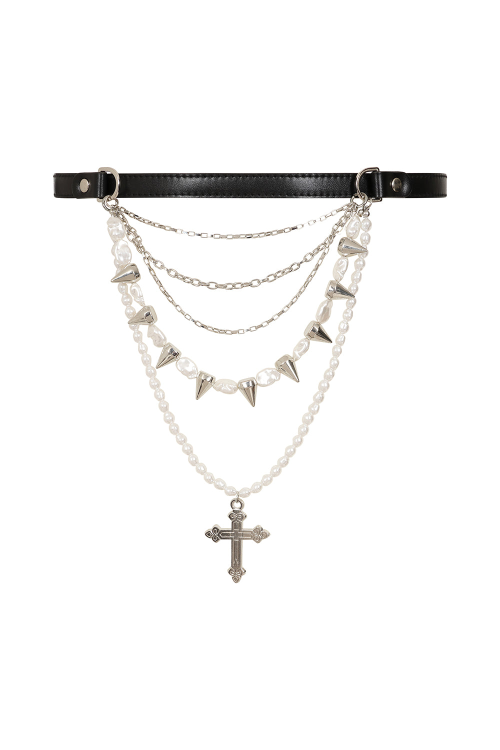 Banned Alternative Black Divine Edge Belt