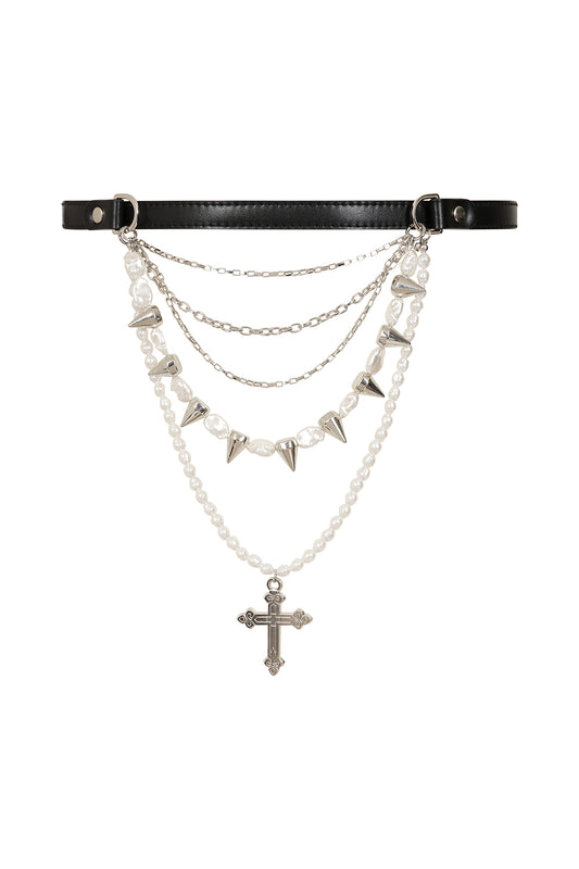 Banned Alternative Black Divine Edge Belt