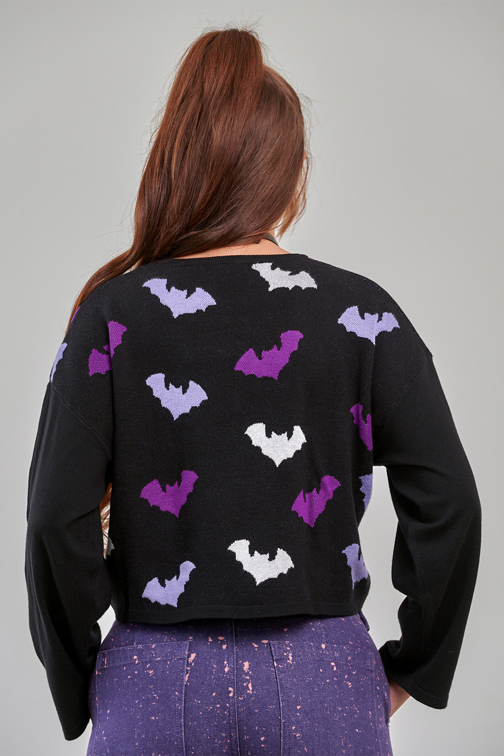 Banned Alternative Black Batty Babe Jumper