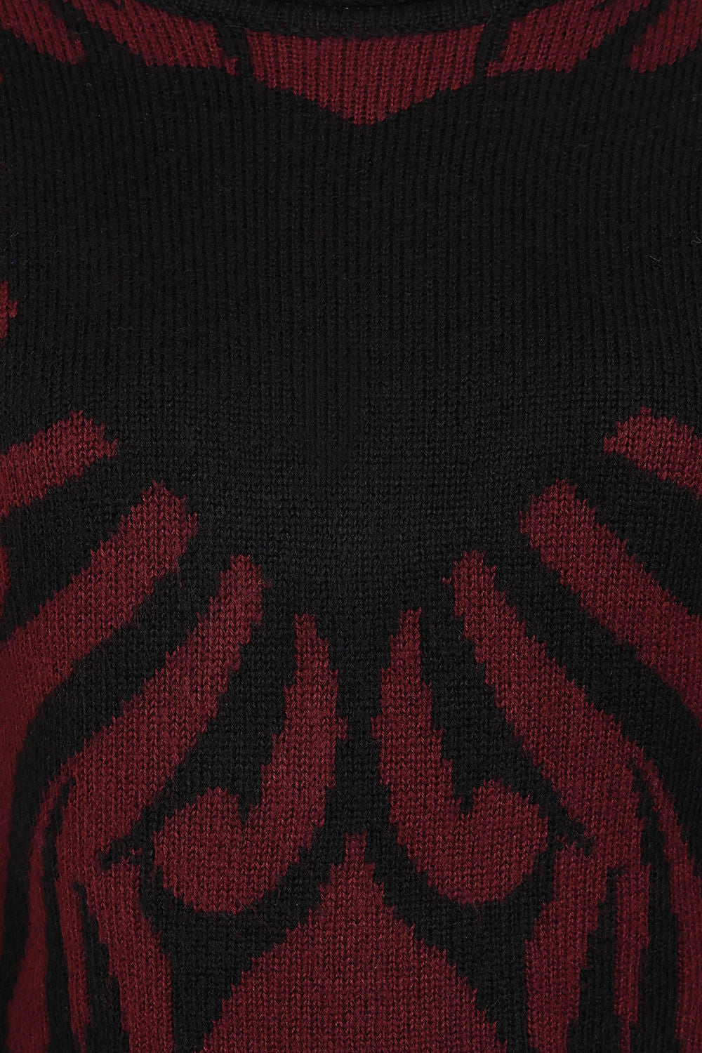 Banned Alternative Black/Burgundy Toxic Love Jumper