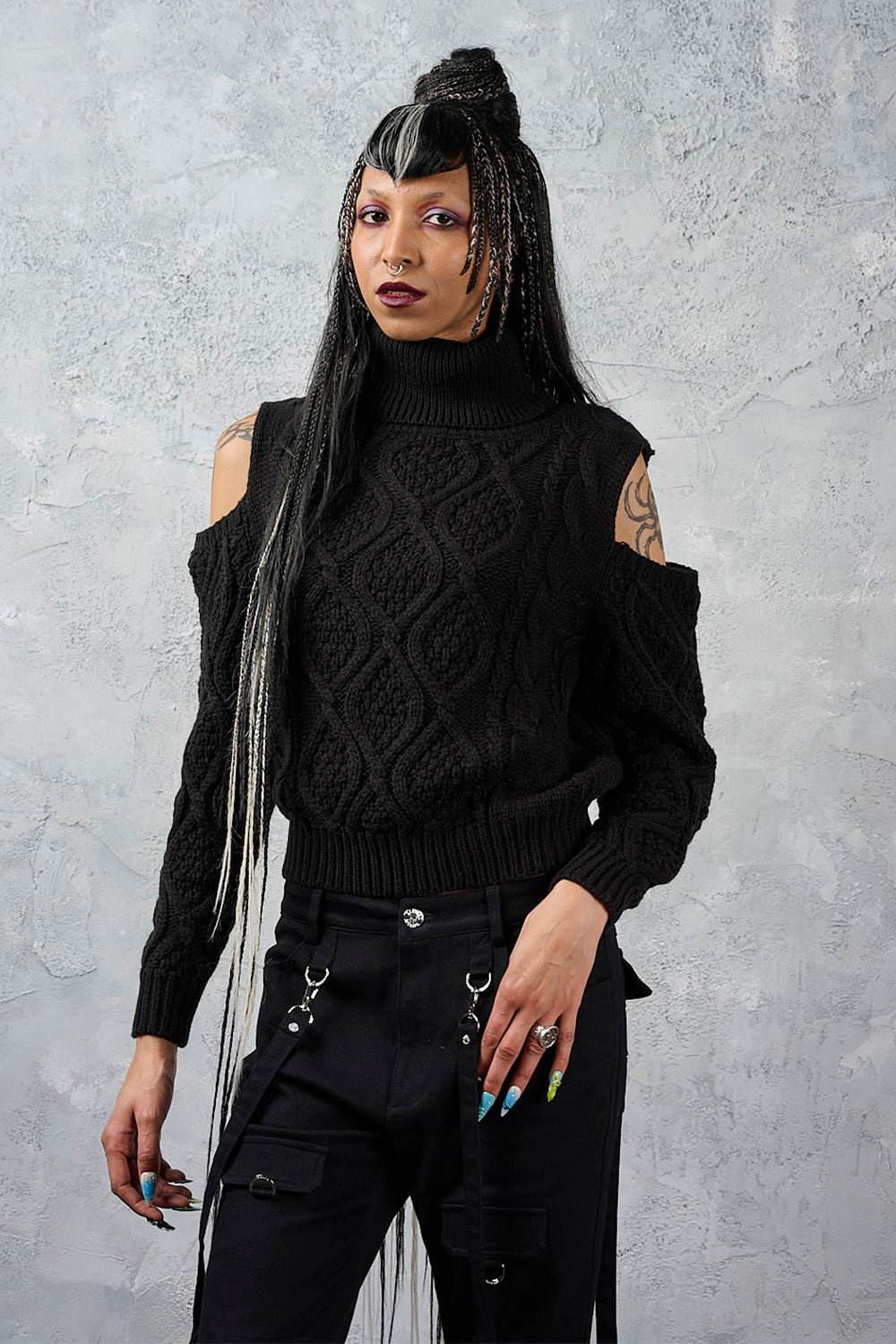 Banned Alternative Black Cozy Riot Jumper