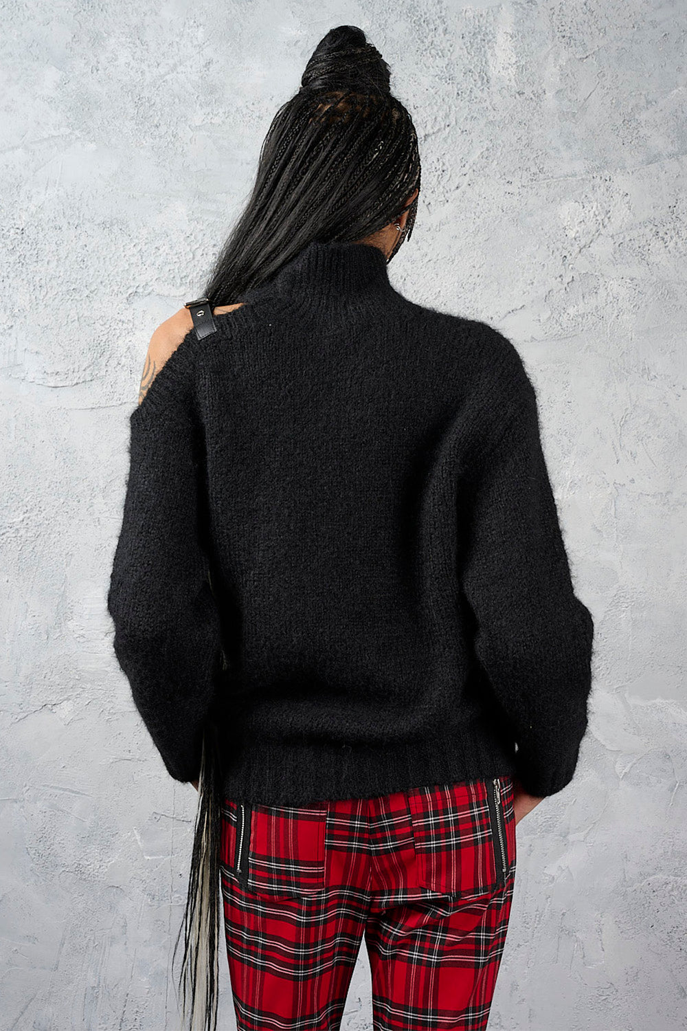 Banned Alternative Black Nocturne Bind Jumper