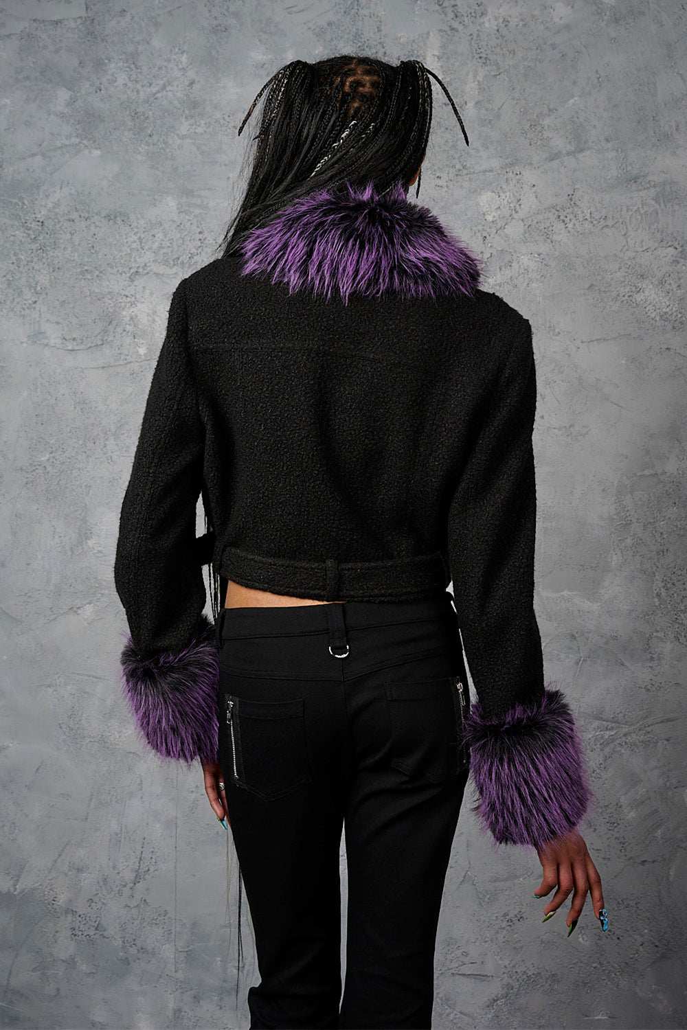 Banned Alternative Black/Purple Cold Spell Jacket