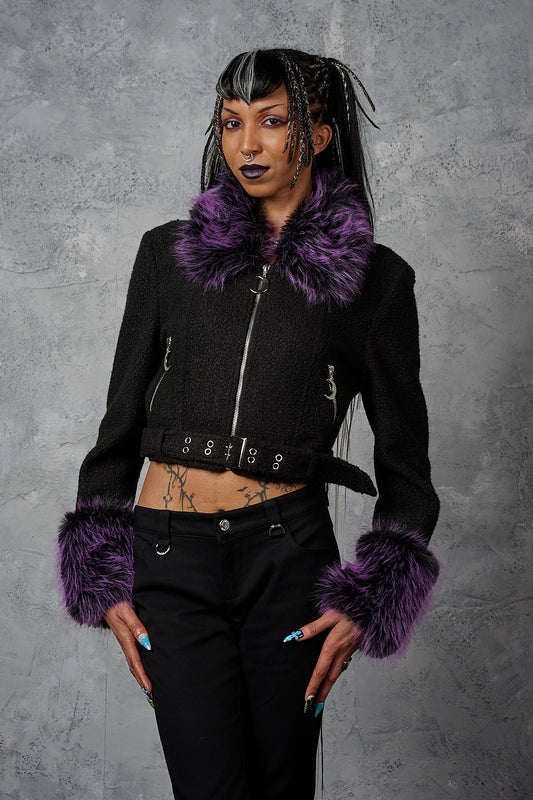 Banned Alternative Black/Purple Cold Spell Jacket