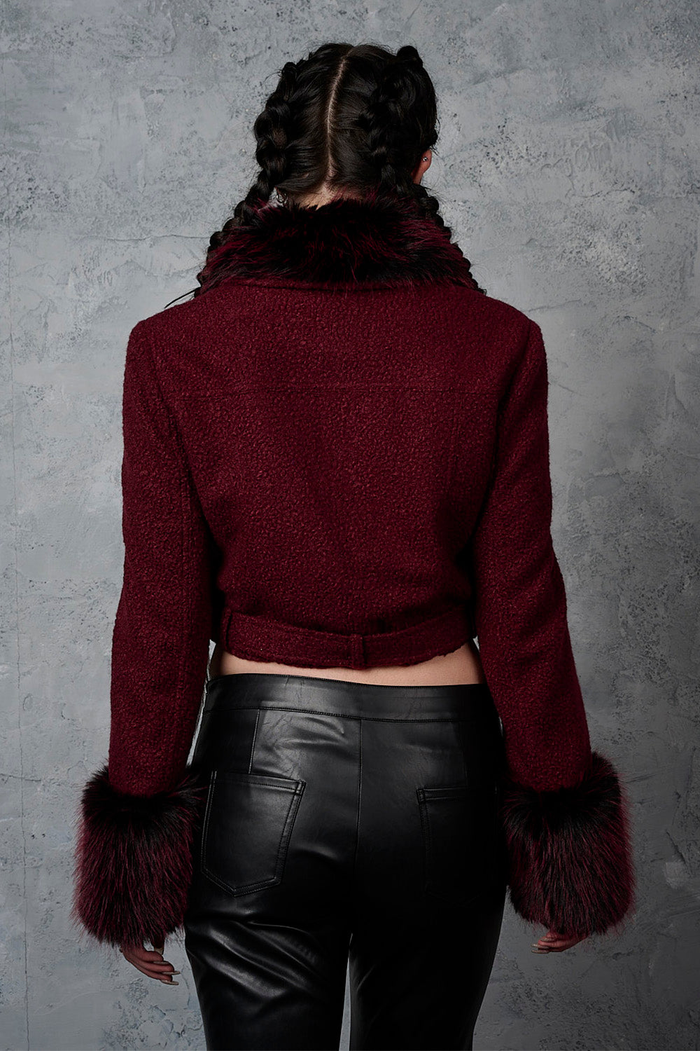 Banned Alternative Burgundy/Black Cold Spell Jacket
