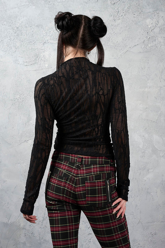 Banned Alternative Black Ashline Top