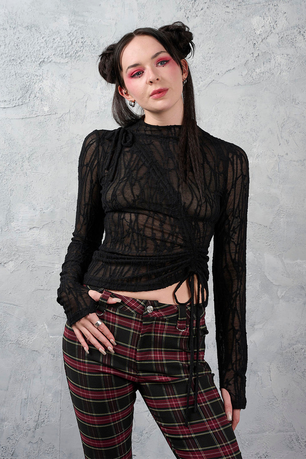 Banned Alternative Black Ashline Top