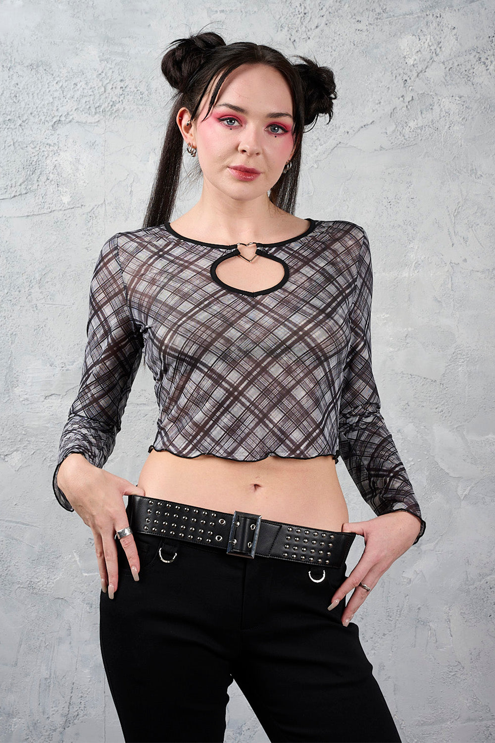 Banned Alternative Black/White Cupid Clash Top