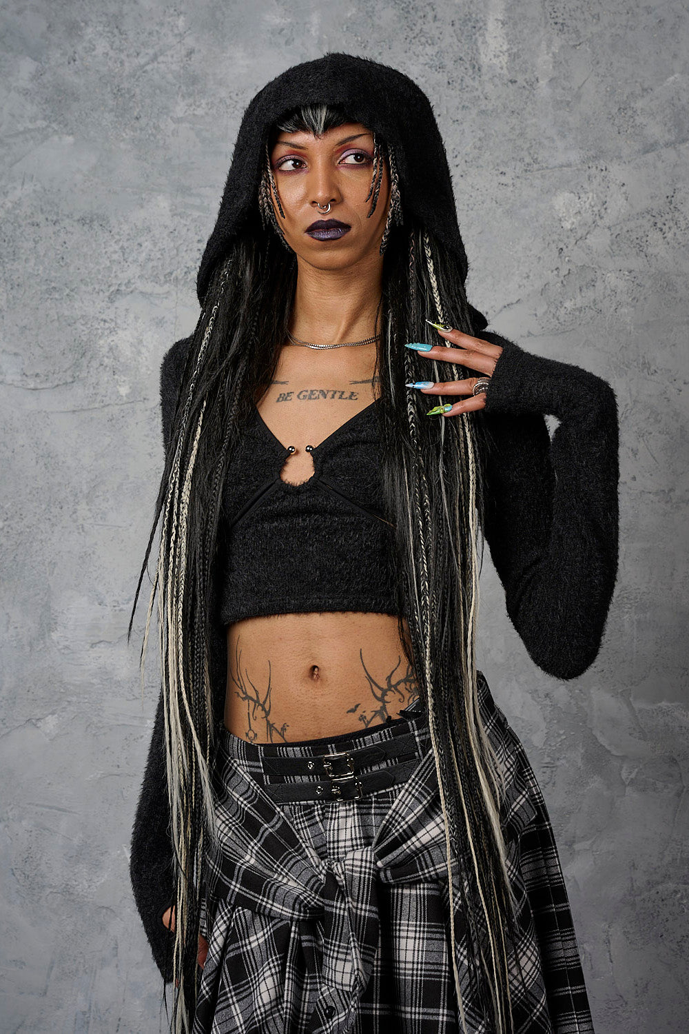 Banned Alternative Black Darkling Orbit Top