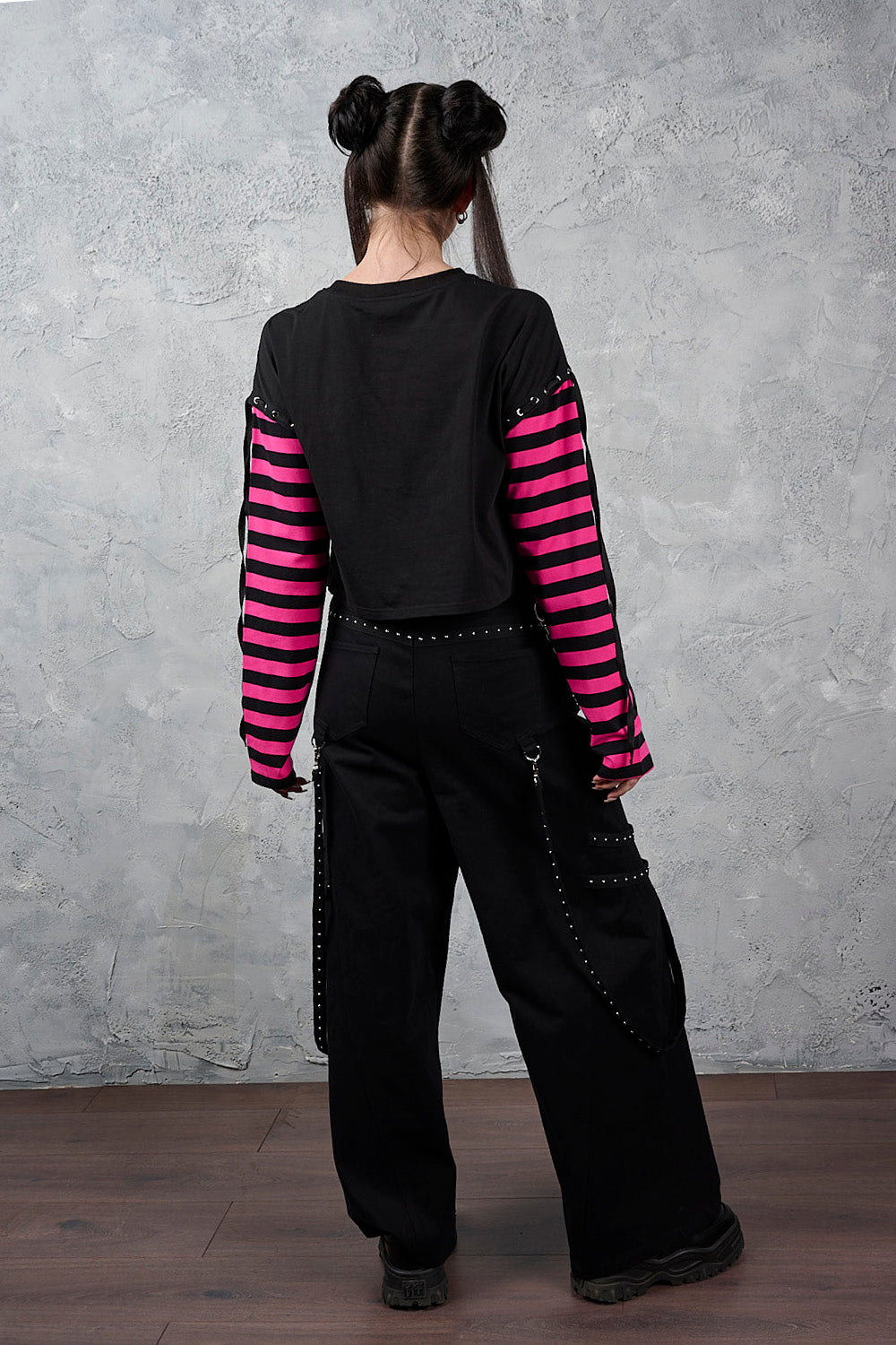 Banned Alternative Black Hangfire Trousers