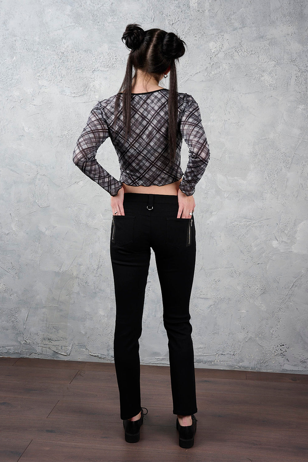 Banned Alternative Black Blackout Skinny Trousers