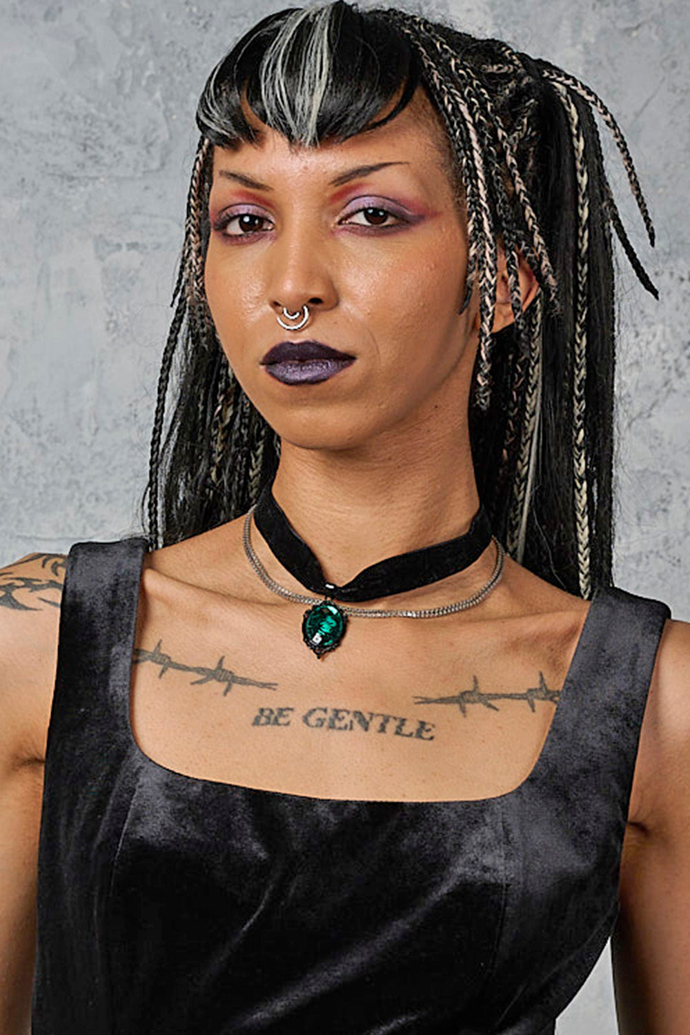 Banned Alternative Black/Green Sanctum Chocker