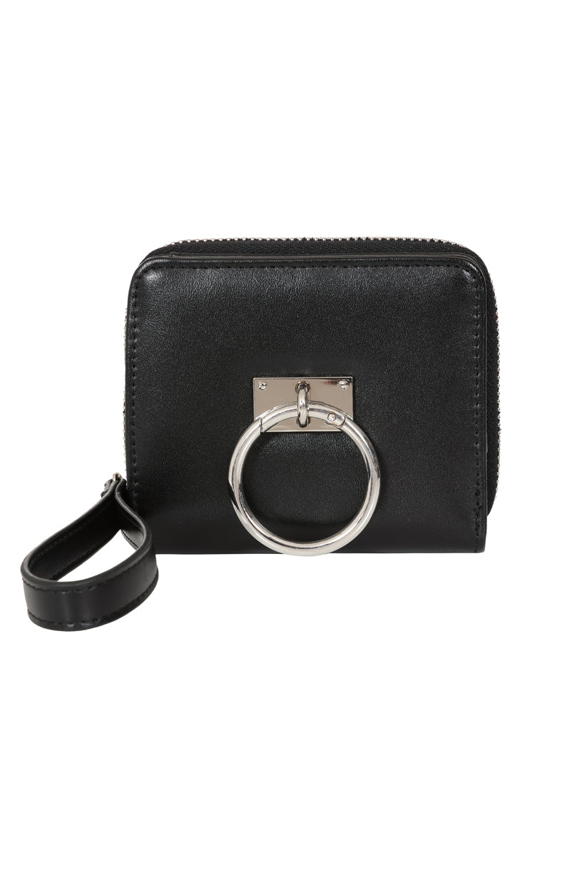 Banned Alternative Black Coffin Ring Wallet