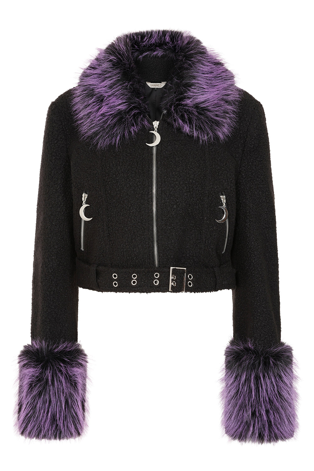 Banned Alternative Black/Purple Cold Spell Jacket