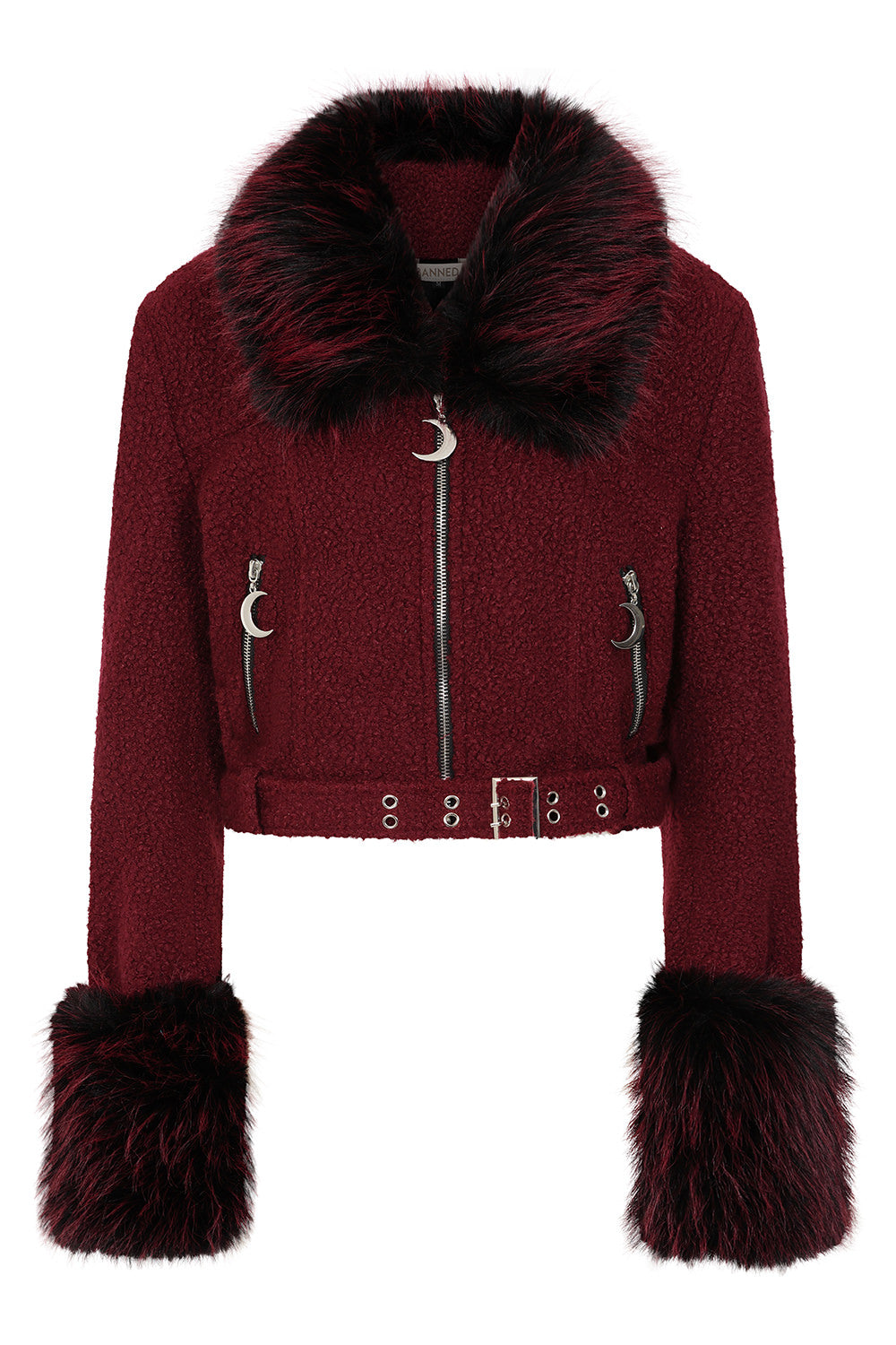 Banned Alternative Burgundy/Black Cold Spell Jacket