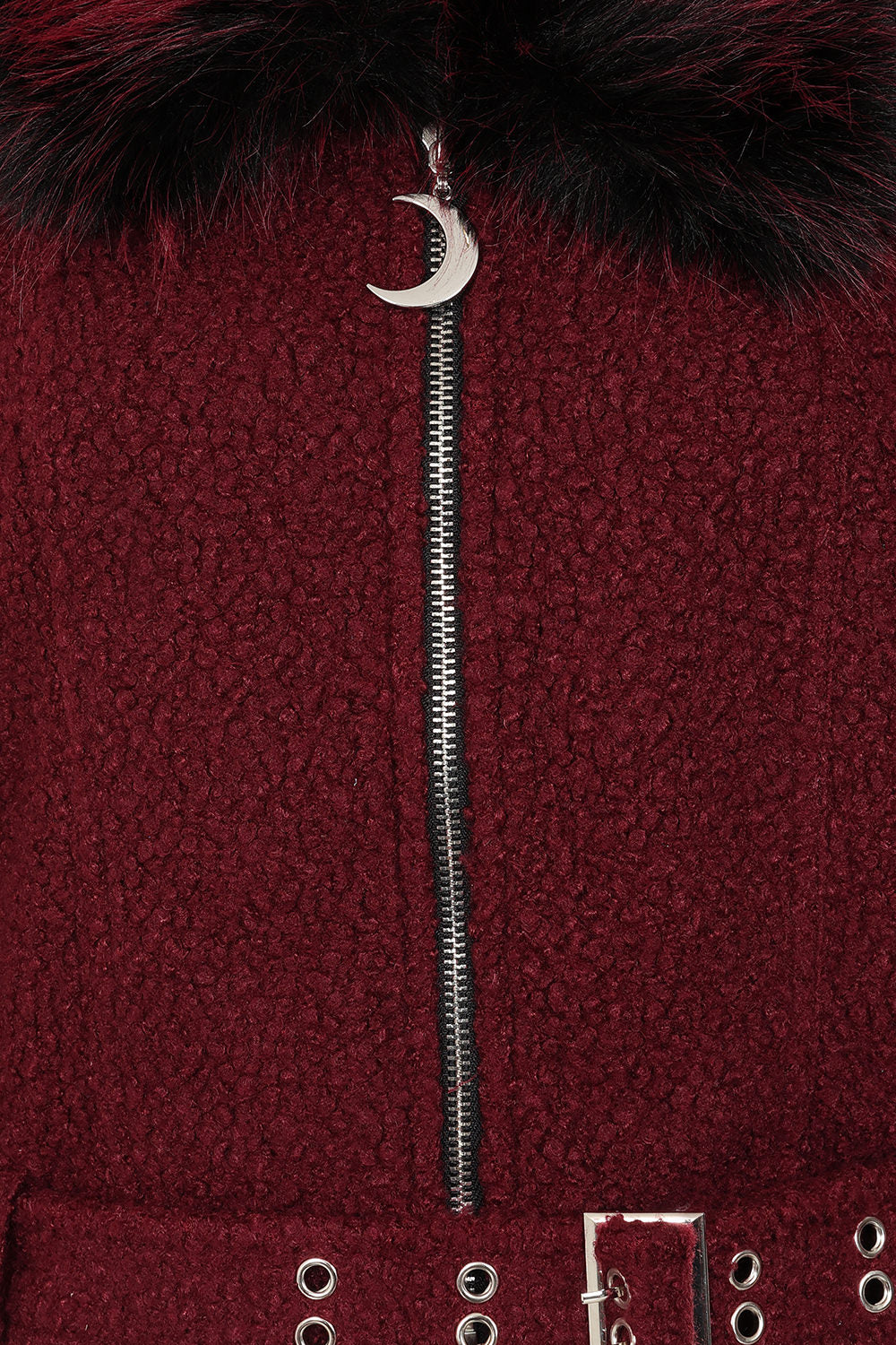 Banned Alternative Burgundy/Black Cold Spell Jacket