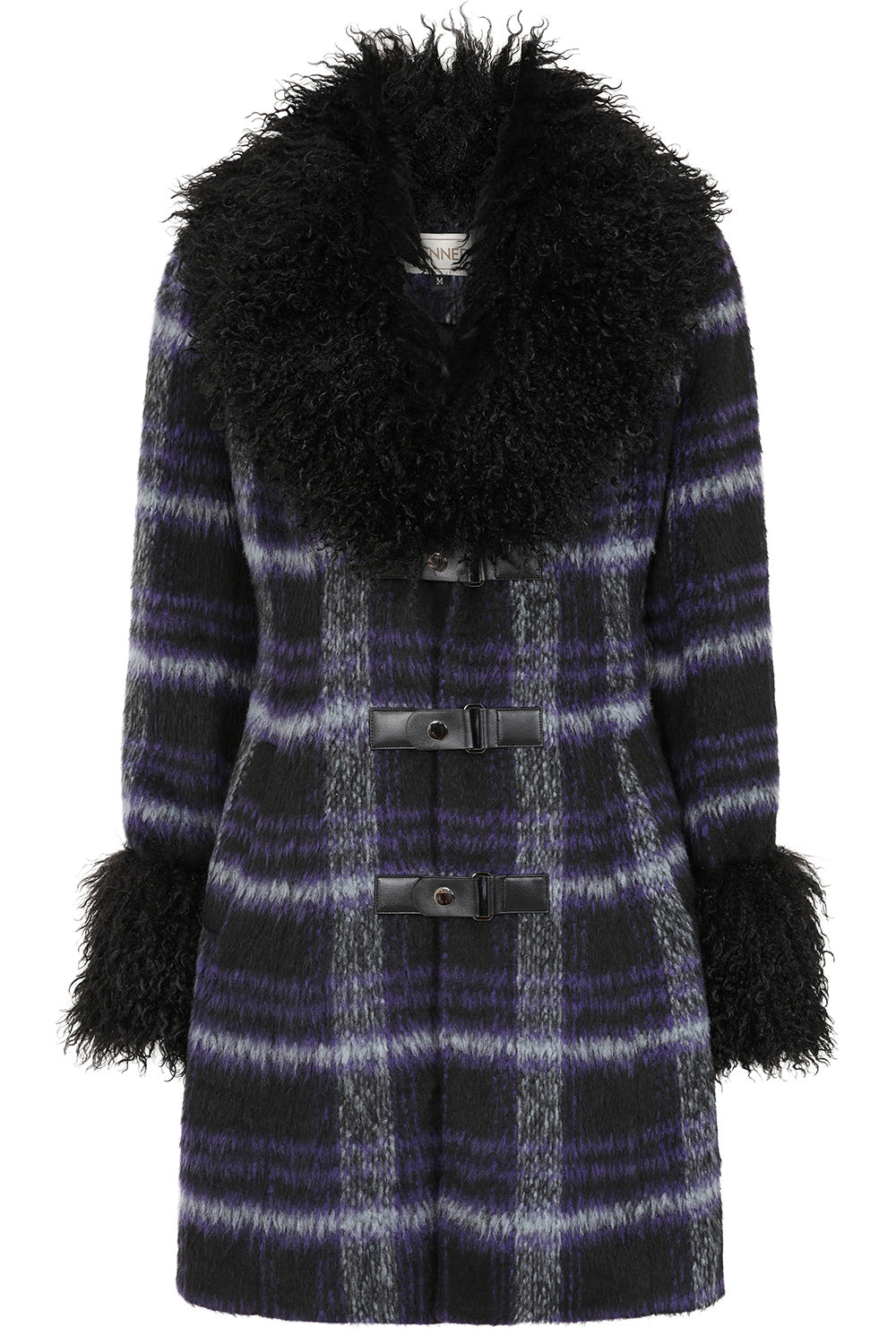 Banned Alternative Black/Purple Moody Melody Coat
