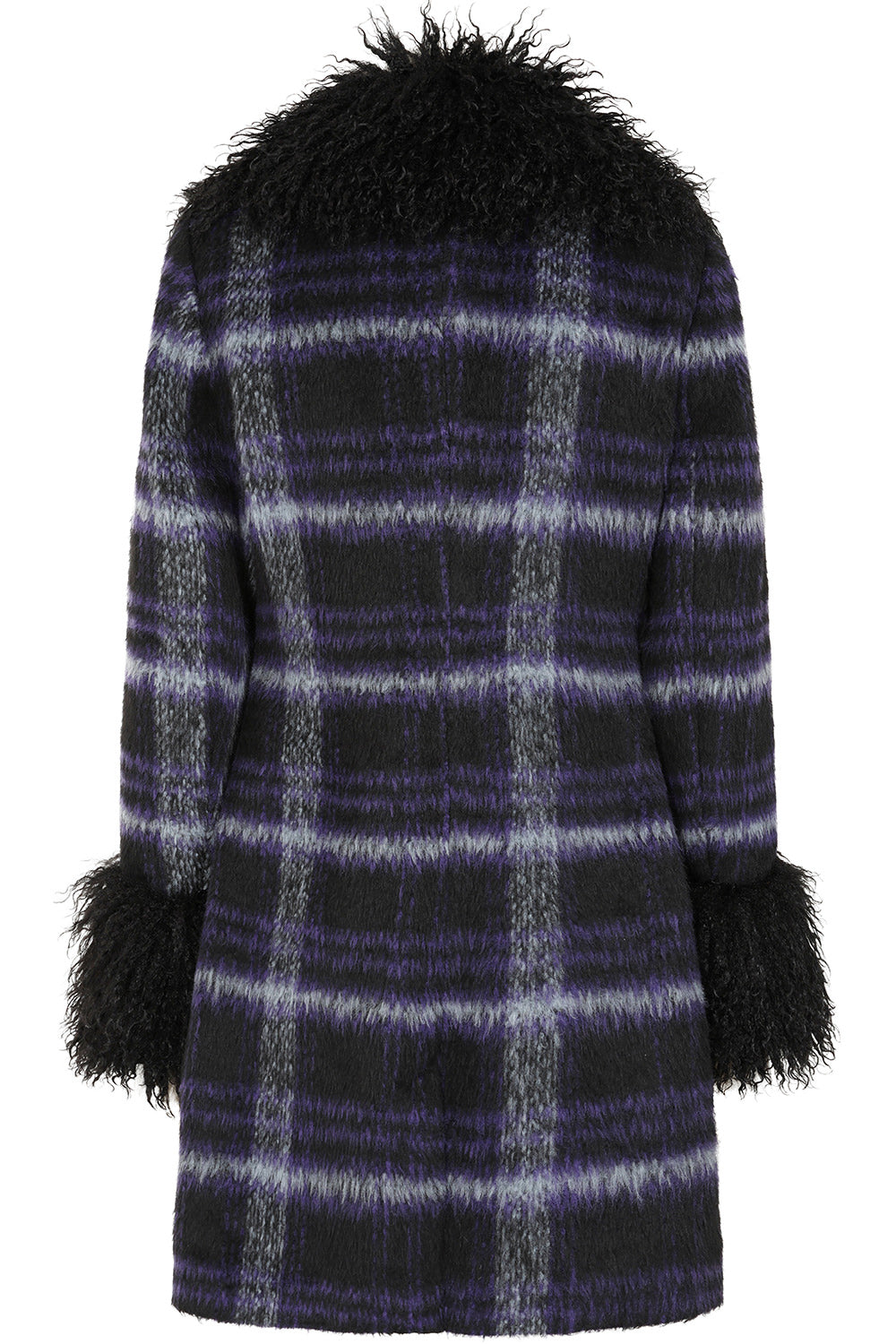 Banned Alternative Black/Purple Moody Melody Coat