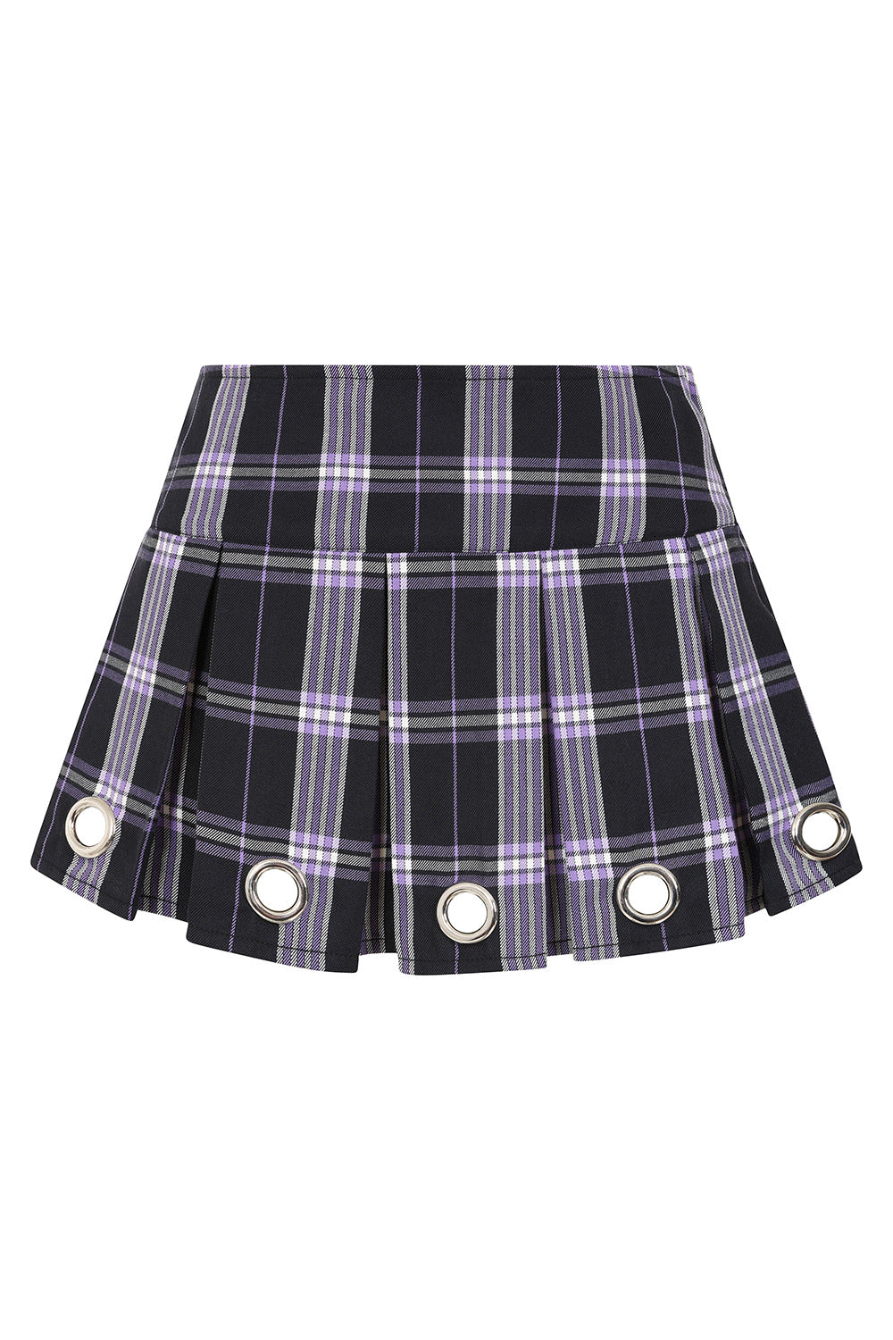 Banned Alternative Black/Purple Phoenix Skirt