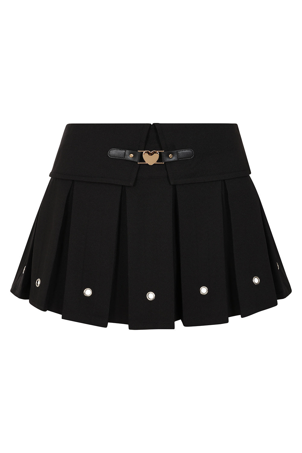 Banned Alternative Black Hall Pass Heartbreaker Skirt