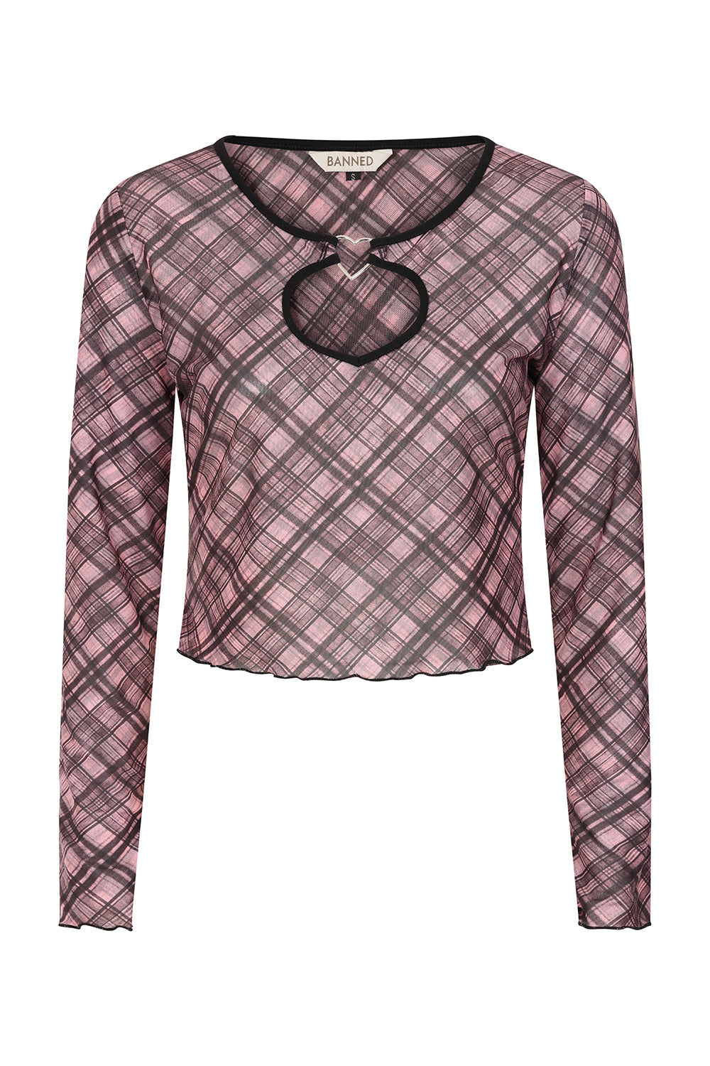 Banned Alternative Black/Pink Cupid Clash Top