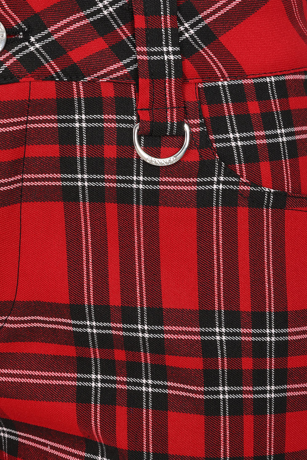 Banned Alternative Red Velarium Mid-rise Trousers