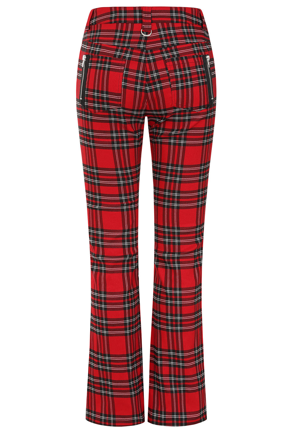 Banned Alternative Red Velarium Mid-rise Trousers