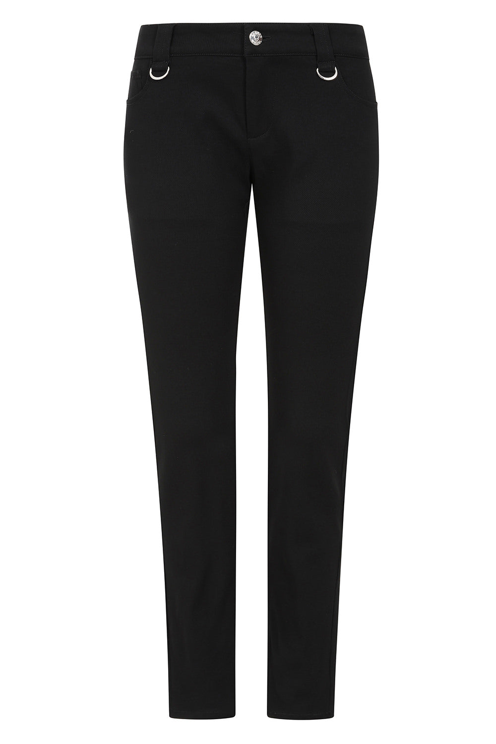 Banned Alternative Black Blackout Skinny Trousers