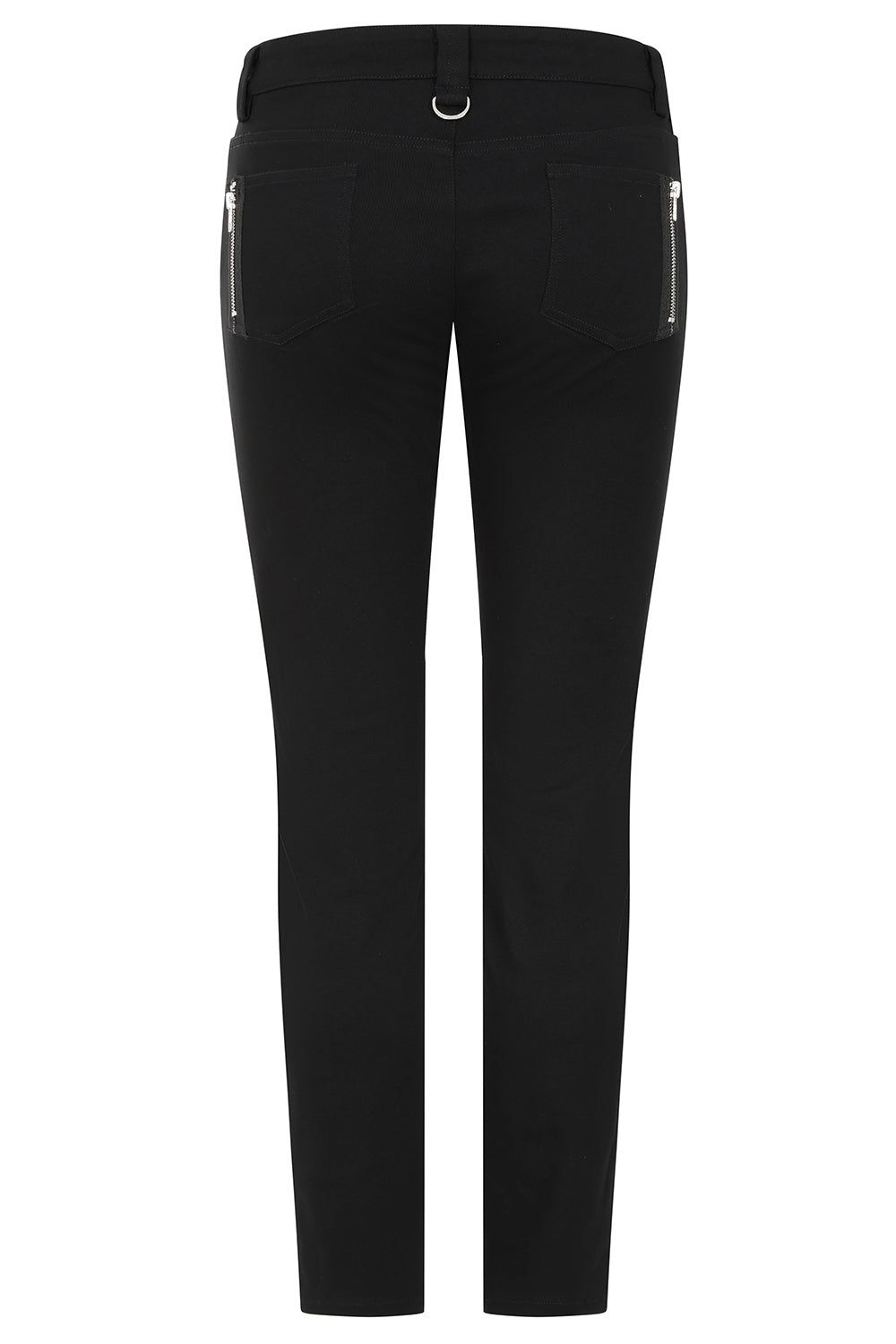 Banned Alternative Black Blackout Skinny Trousers