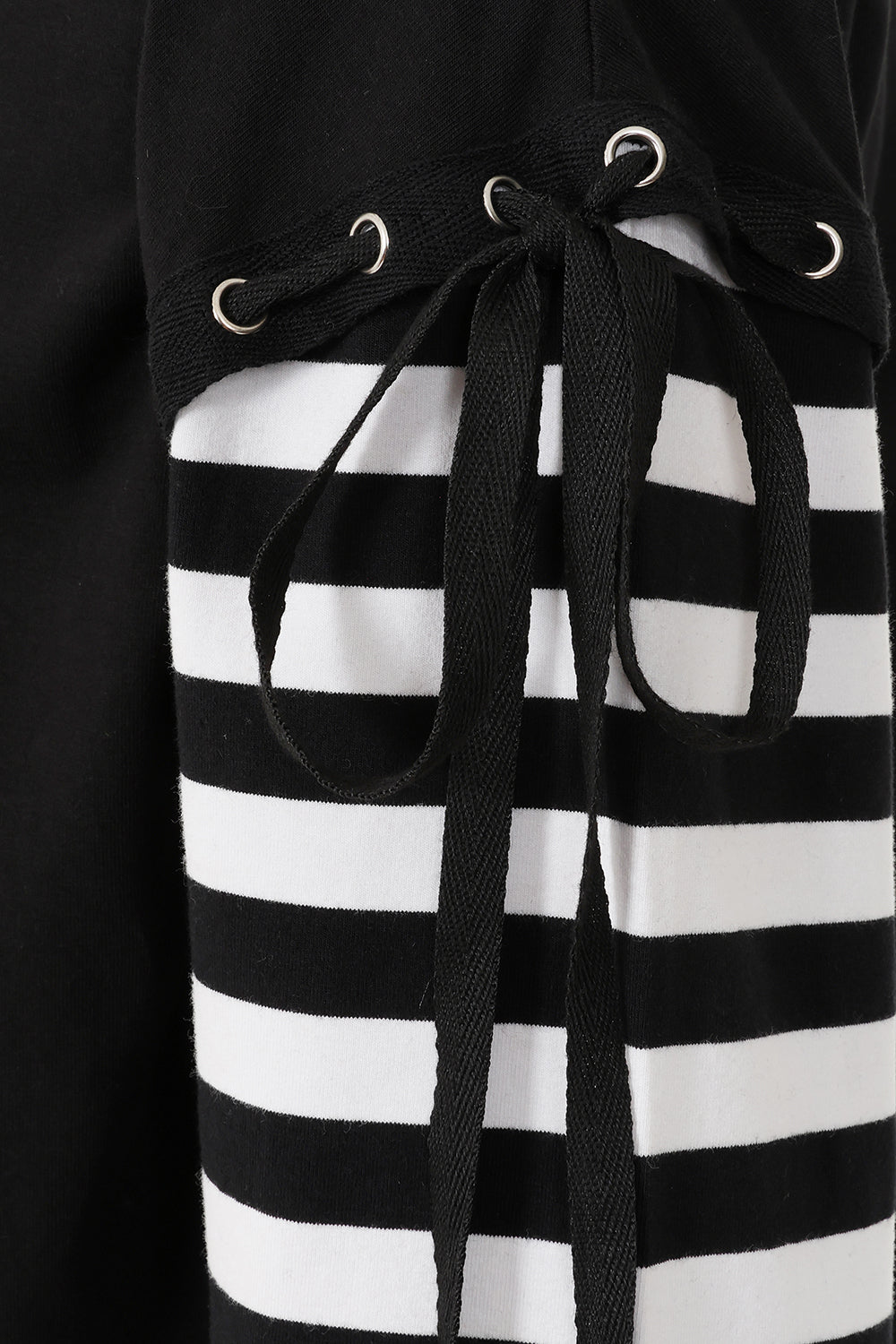Banned Alternative Black/White My Heart Hacker Top