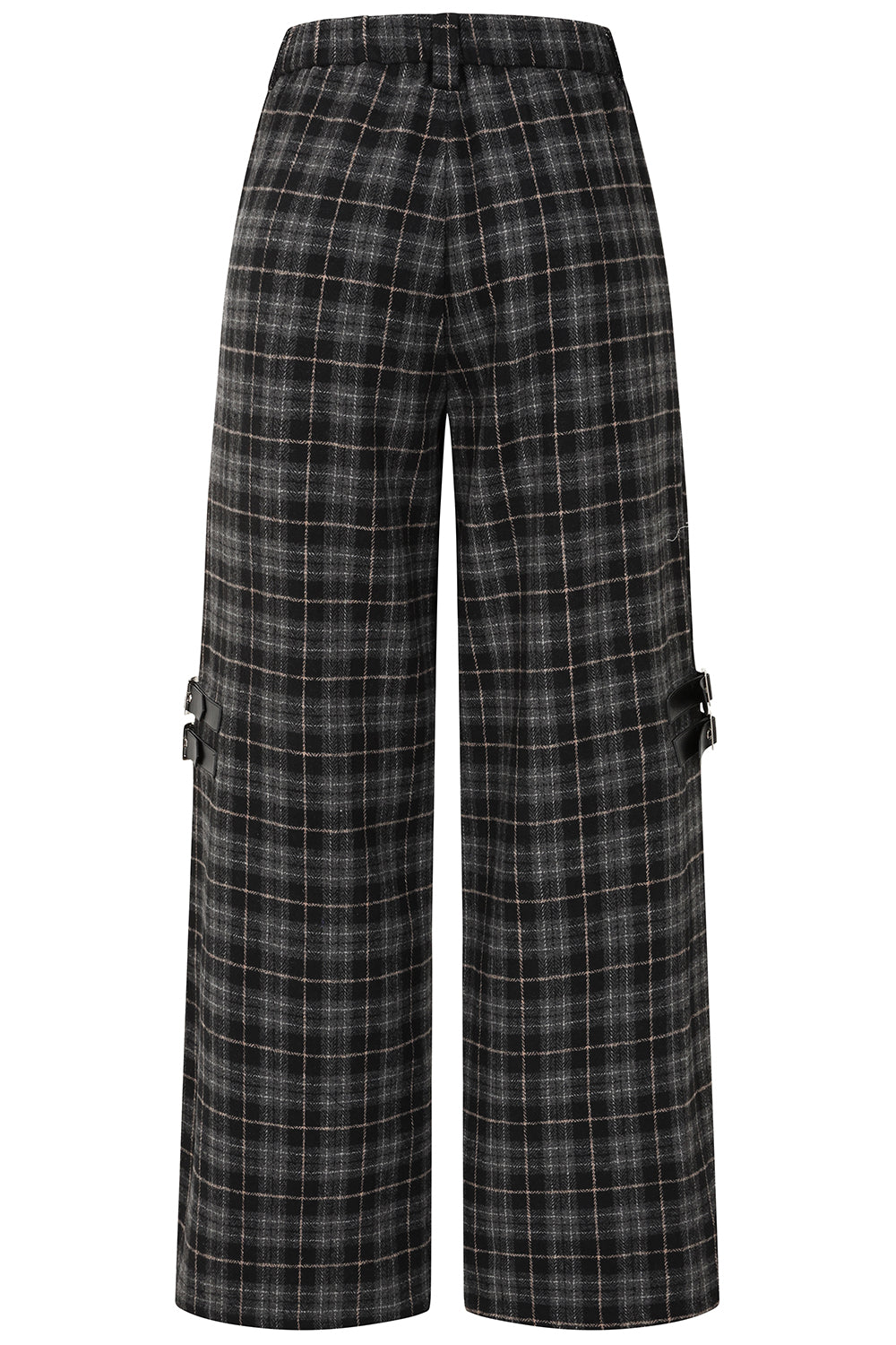 Banned Alternative Black/White Checkpoint Chaos Trousers