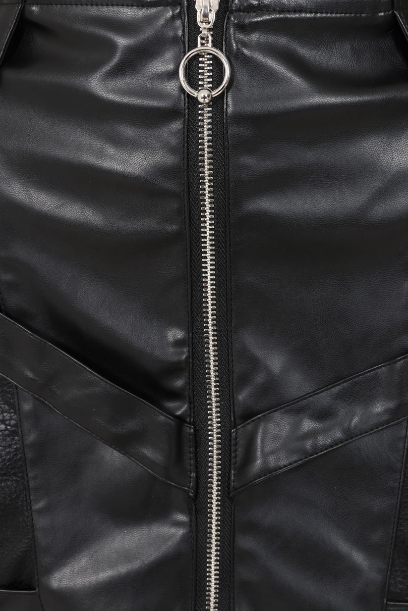 Banned Alternative Black Night Vow Mini Skirt